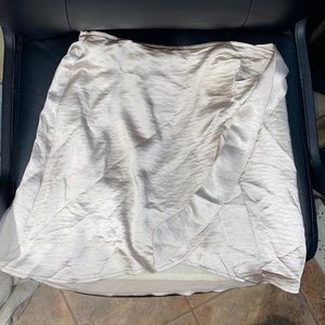 Silky wrap tie skirt!